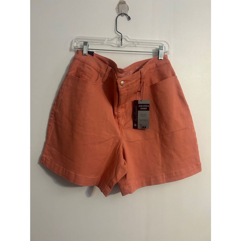 Women’s High-Rise Orange Shorts